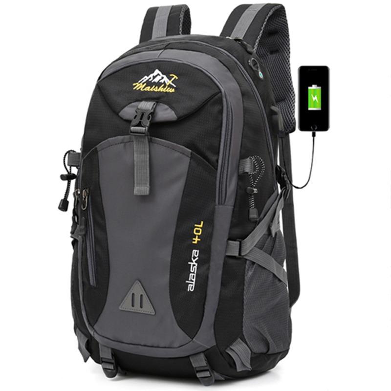 40L Unisex Waterproof Men Backpack Travel Pack Sports Bag Pack Outdoor Hiking Climbing Camping Backpack for Male KTY