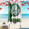 Name Custom SE Palmeiras Print Beach Towel, Large Soft Quick Dry Towel for Beach Camping Swimming