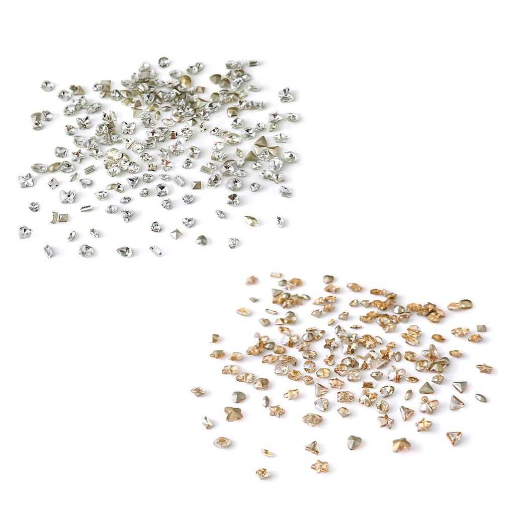 50 шт. Мини-стразы для ногтей с заостренным дном и кристаллами, украшения для ногтей, хрустальные стеклянные камни, маникюрные стразы для ногтей