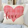 Наволочка для дивана с изображением влюбленной пары на День святого Валентина, наволочка для украшения дома, наволочка из льна с принтом