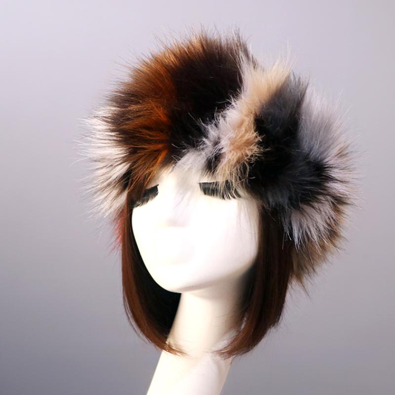 Женские теплые шапки из искусственного меха, утеплители для ушей, русские шапки-повязки на голову, флисовые пушистые шапки для улицы, зима