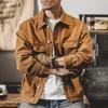 Men's Retro Denim Jacket - Heavyweight, Casual Plus Velvet, Autumn/Winter 2024 Collection