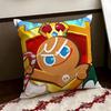 CCookie Run KKingdom Наволочка-подушка Сменная Мягкая Прочная Наволочка для Подушки Домашнее Использование Автомобиль Многоцелевое Использование для Ежедневного Комфорта