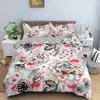 Красивые цветы пододеяльник комплект постельного белья с 3D цветочным принтом роскошный комплект постельного белья размера «king-size» с наволочкой домашний декор