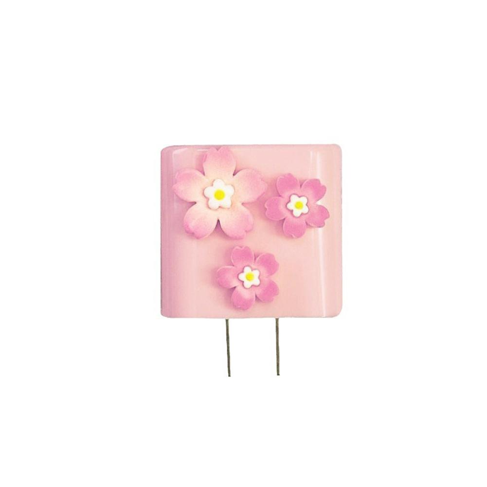 3D Pink Flower Cable Charger Protector Cover For Iphone 11 15 14 13 Pro Max 18W 20W Charger Data Line Protective Sleeve