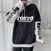 Япония Аниме Tokyo Revengers Письмо Печатные Толстовки Пуловеры Топы Классические Большие Размеры Мужчины Женщины Повседневные Лоскутные Толстовки С Капюшоном