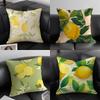 Lemon Fashion Cushion Cover Pillowcase Ultra Soft Skin Friendly Fabric Cloud Like Comfort Concealed Zipper