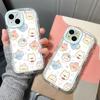 Mobile Phone Cases for iPhone 11 13 XR 15 Pro Max 12 14 Pro Max Case iPhone 16 7 Plus 8 Plus XS Max Cartoon Pattern Anti-drop Protection Shockproof