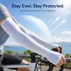 Солнцезащитные рукава из ледяного шелка – Нейлоновый материал, SPF 50+, Высокая воздухопроницаемость, Блокировка УФ 99+% для езды на велосипеде и спорта