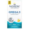 Omega 3, Lemon, 690mg, 60 Softgels (345mg Per Softgel)