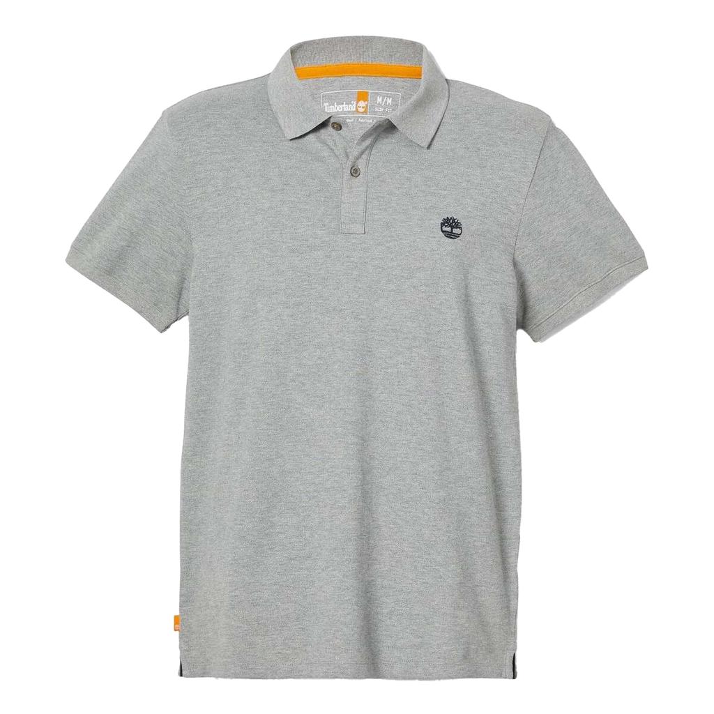 Timberland Mens Oyster River Logo Short-Sleeved Polo Shirt