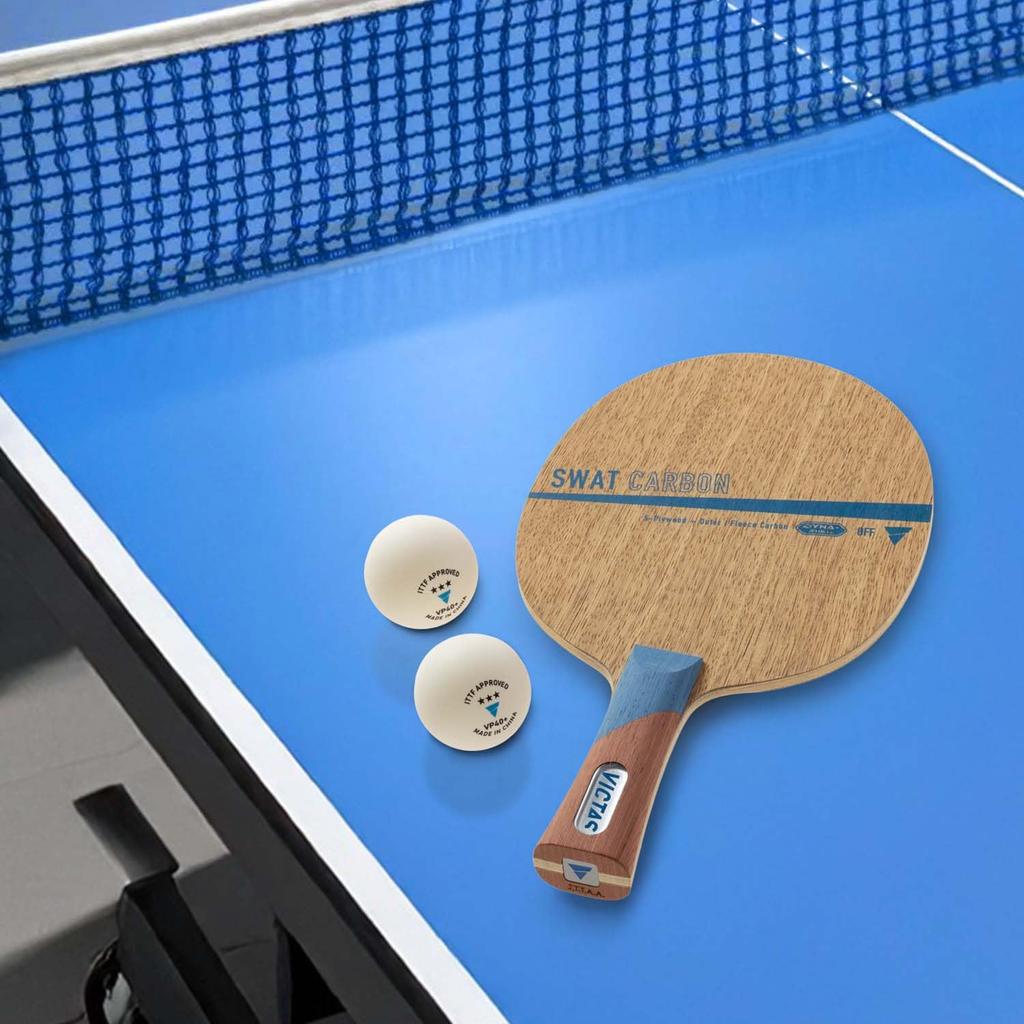 VICTAS SWAT CARBON Table Tennis Offensive Shakehand 310034 Racket, Flare,
