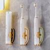 Wall-Mounted Electric Toothbrush Holder Traceless Toothbrush Stand Toothbrush Base  Adults