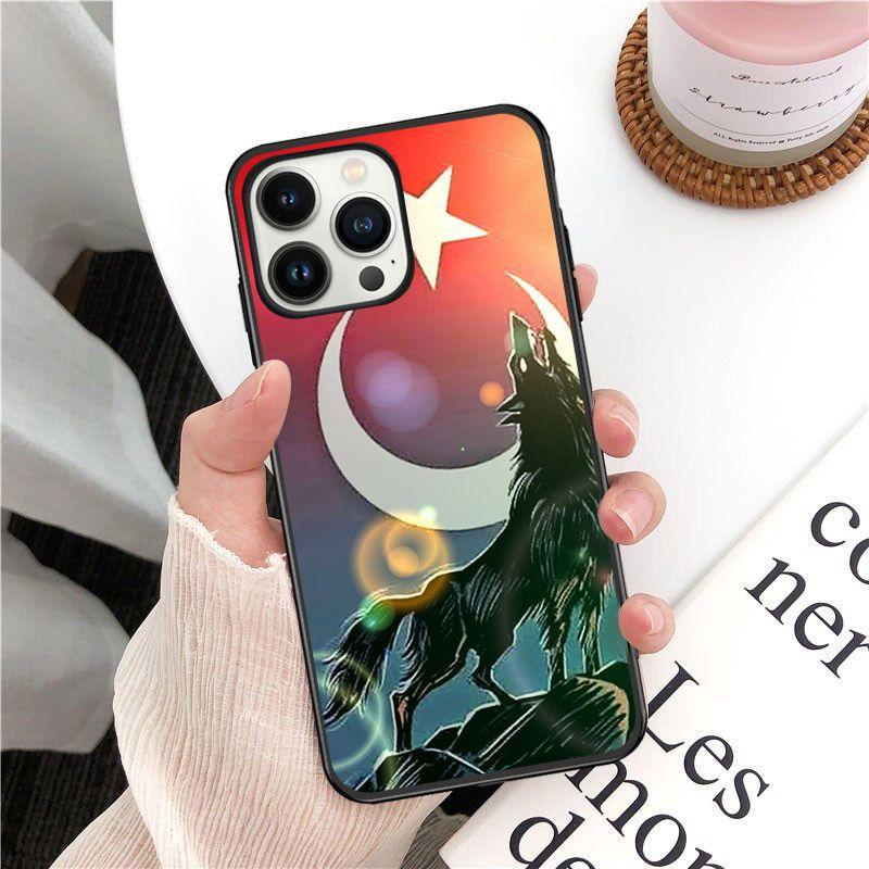 Мягкий чехол для телефона с флагом Стамбула, индейки, волка, для iPhone 14pro 11pro 12 13pro max 5 6s xs 7 8plus SE xr 12mini Coque Cases