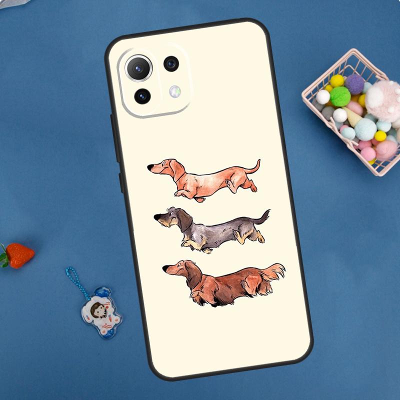 Мультяшный чехол с таксой для POCO F5 X3 X5 Pro X4 F4 GT C40 M5s F3 Чехол для Xiaomi 13 12 Lite 12T 11T Pro 12X