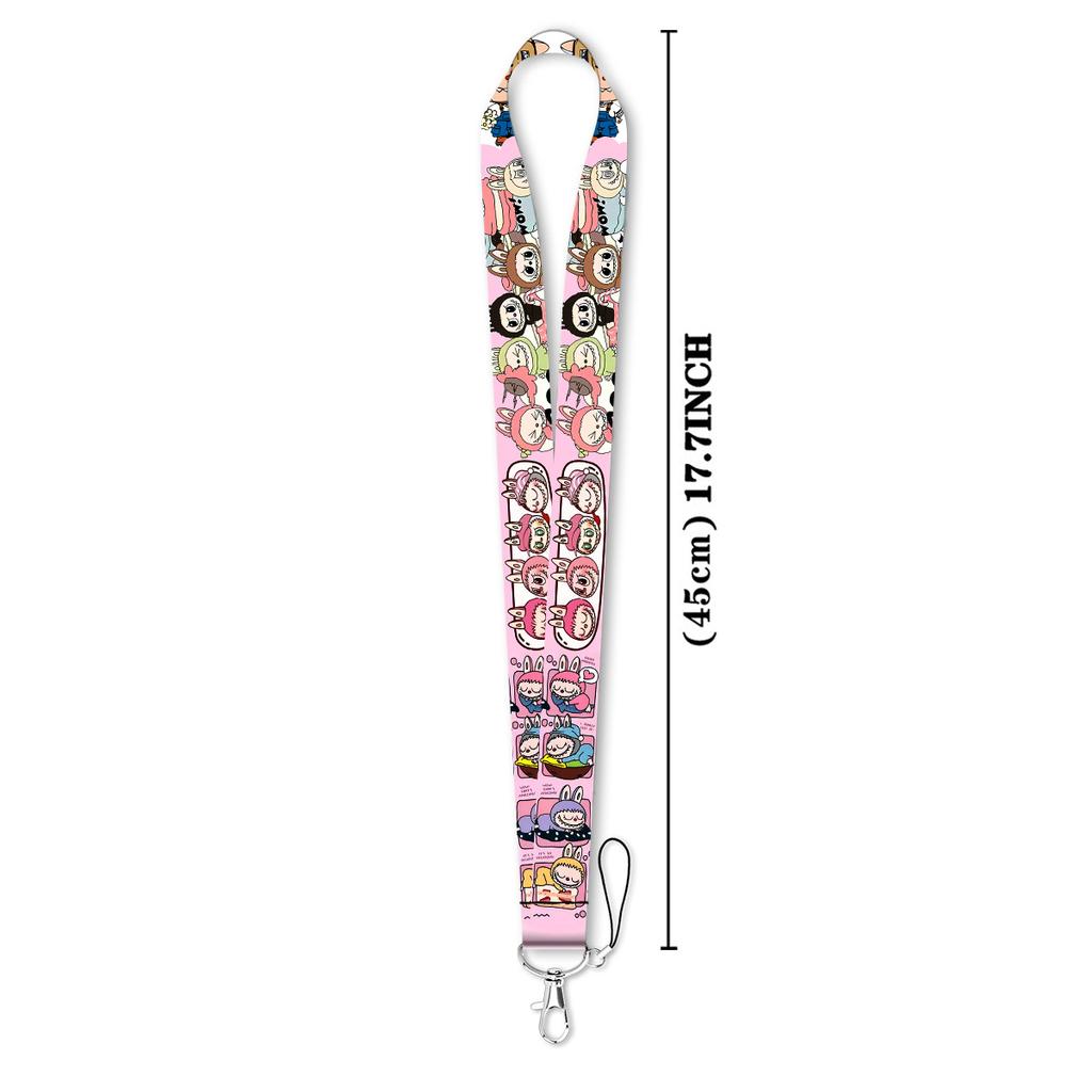 Badge Holders Card Pocket Adjustable Neck Strap for ID Cards, Office, School - Soft Fabric Lanyard for Nurses, Teachers, Kids