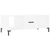Coffee Table White 102 x 50 x 40 cm Engineered Wood