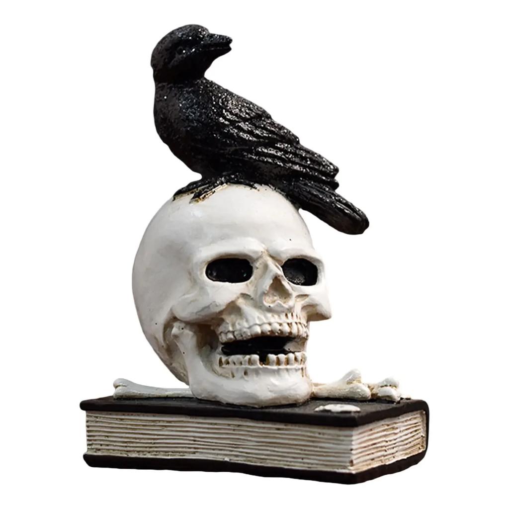 Креативные Хэллоуинские черепа Реалистично выглядящие черепа Голова человеческого скелета Череп для Хэллоуина Бар Домашний декор стола Подсвечники