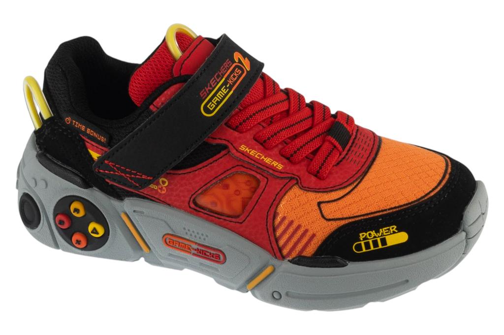 Skechers Gametronix 2.0, для мальчика черные кроссовки