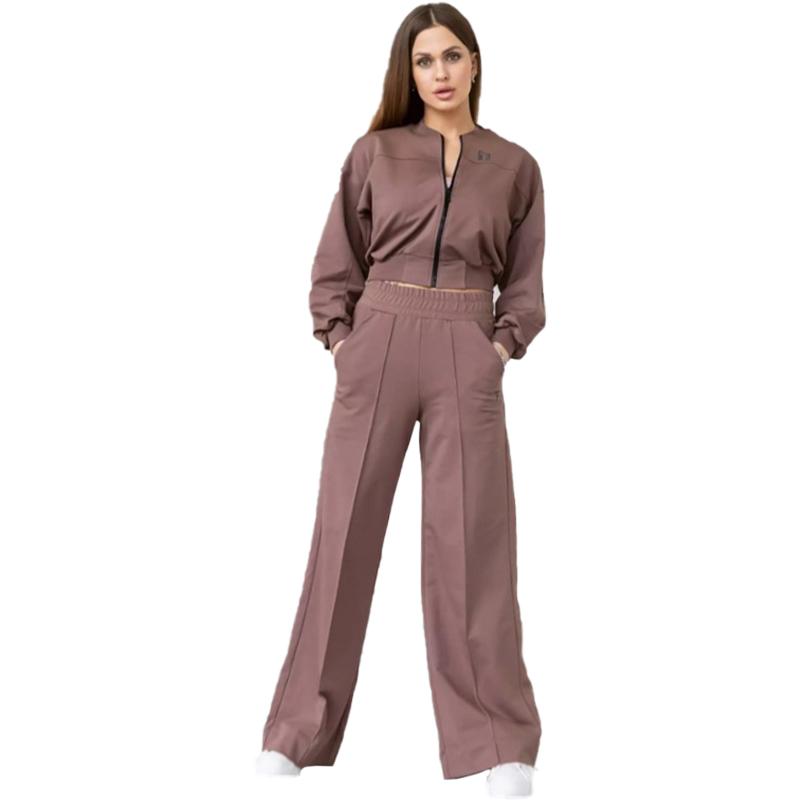 Костюм бомбер и брюки палаццо SET1 TotalFit (06399878)