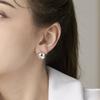 Mimij 925 Silver Buffing Ball Earrings S