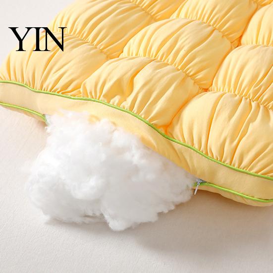 Premium Fluffy Pillow Puff Sleeping Pillow, Soft Cloud Breathable Quilted Grid Bedding Design, Machine Washable Bed for Side And Back Sleepers