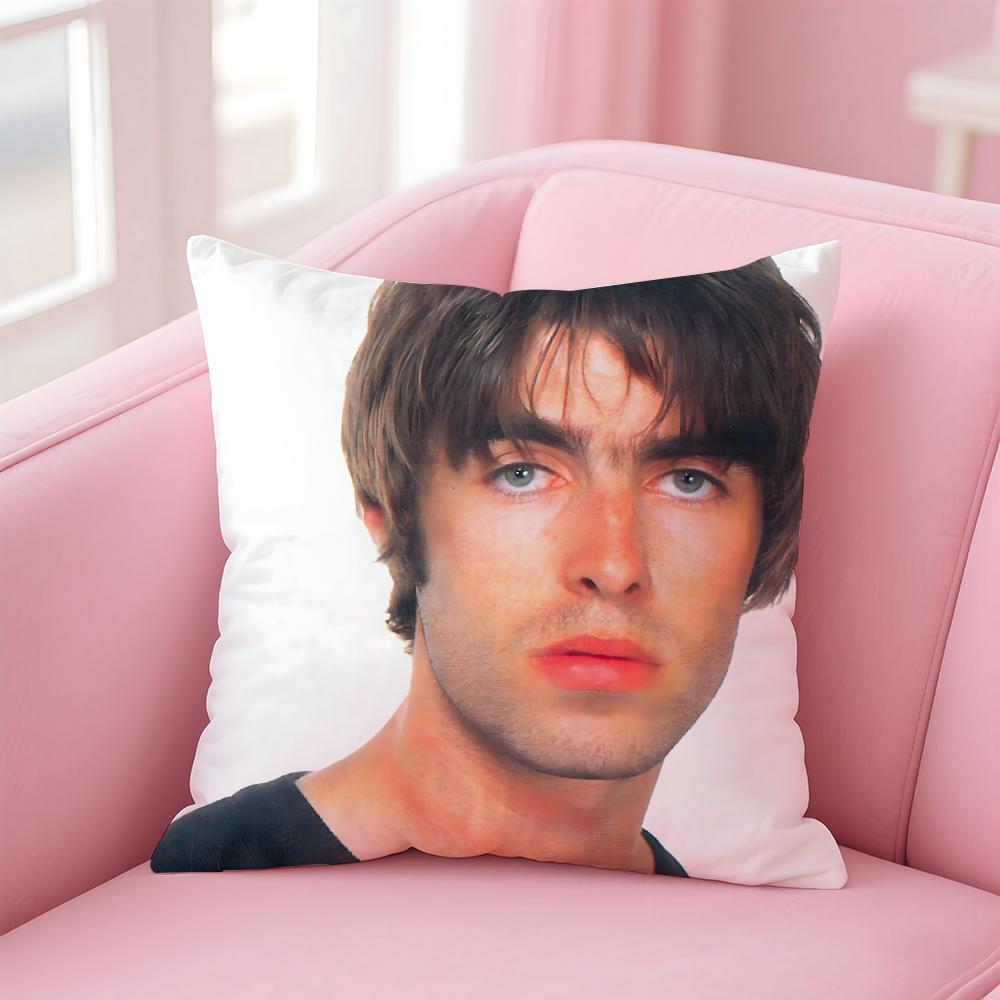 LLiam Gallagher Pillow Shameless TV Cushion Cover Pillow Case Soft Friendly Fabric Concealed Zipper