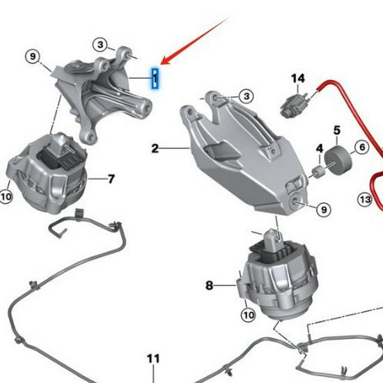 Suitable Engine Support for BMW 5 Series G30 & 7 Series G12