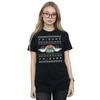 Friends Womens/Ladies Fair Isle Central Perk Cotton Boyfriend T-Shirt