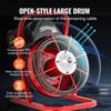 Drain Cleaner Machine Drain Auger 50FT x 3/8 Inch Manual Feed & 4 Cutters