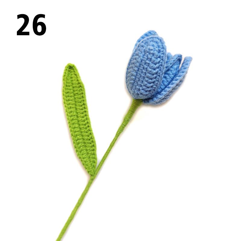 Подарок на День Учителя Подсолнух Вязаный Цветок Вязаный Цветок Ручной Работы Букет Домашний