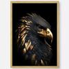 Черно-золотой орел лев постер искусство настенные картины холст дома гостиная спальня бар эстетическое украшение