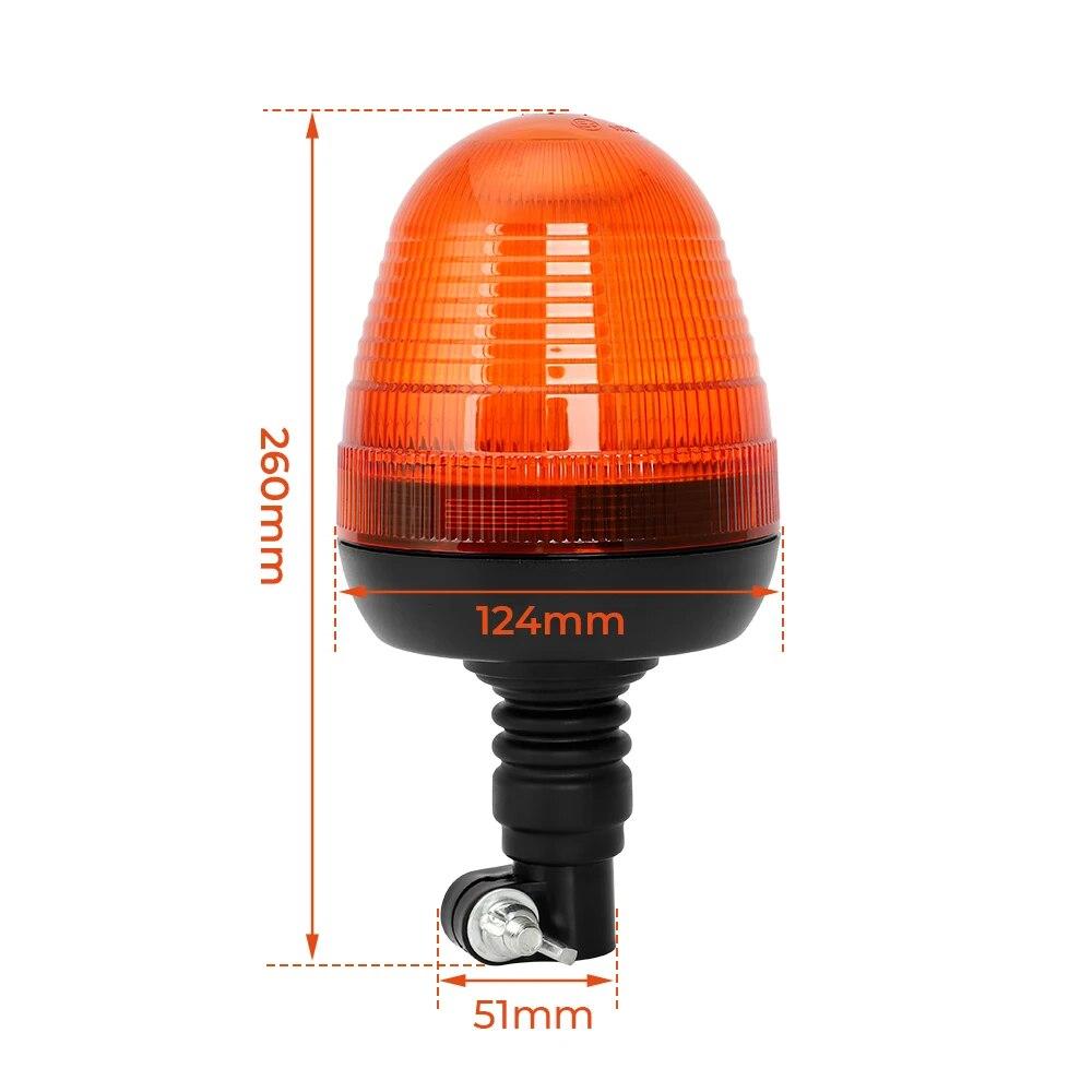 12 В 24 В светодиодный стробоскоп на крыше автомобиля, сигнальная лампа, вращающийся предупредительный мигающий маяк, трактор, квадроцикл, прицеп, грузовик, лодка, кемпер