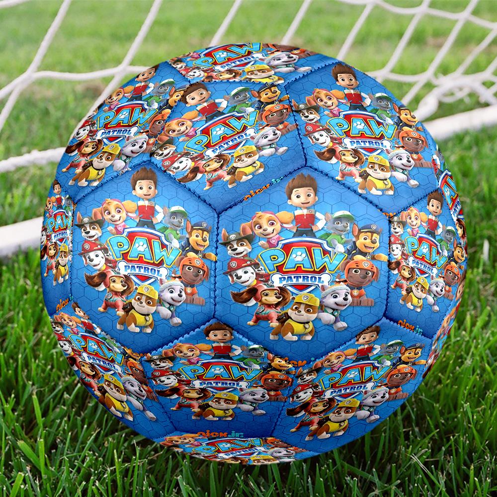 PAW Patrol Print Size 5 Soccer Ball, Standard Match Football for Sports Game and Team Practice, Ideal Gift for Soccer Fans