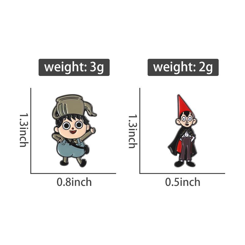 Мультяшные эмалевые значки, на заказ, анимационные броши в стиле темной сказки, значки на лацкан, одежда, смешные украшения, подарок для детей, друзей