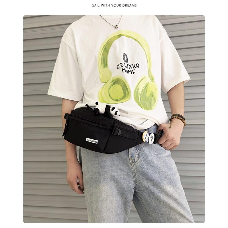 Японская сумка через плечо, модный мужской бренд, вместительная сумка через плечо, модная и универсальная рабочая поясная сумка, спортивная сумка на грудь для студенток