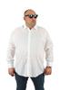 Мужская рубашка больших размеров больших размеров Мужская рубашка больших размеров Cuadrado White