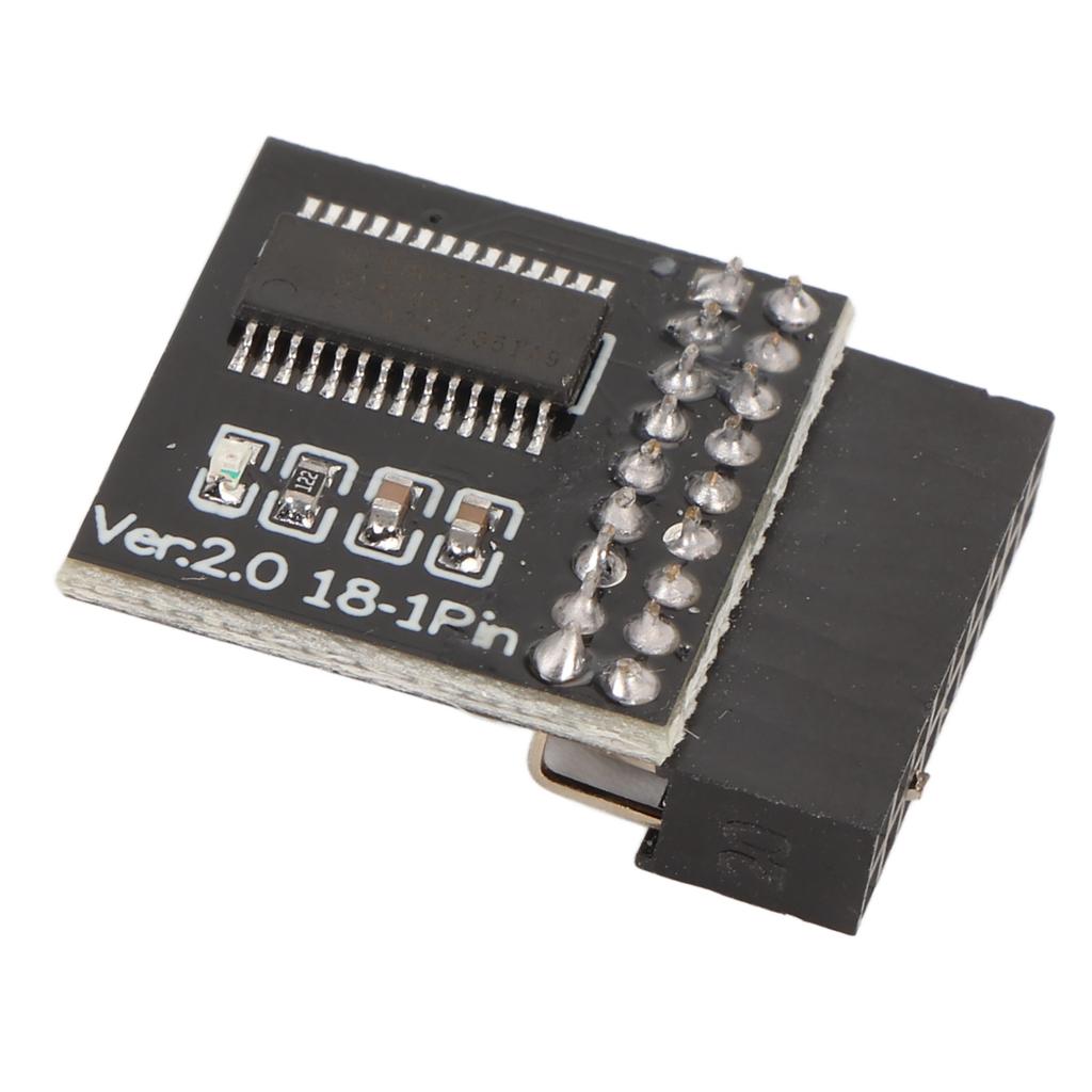 TPM 2.0 Module LPC Interface Stable High Safety Durable Material 18Pin LPC Module for Asrock Motherboard
