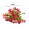 1 букет 21 голова искусственная поддельная роза свадьба украшение дома цветок