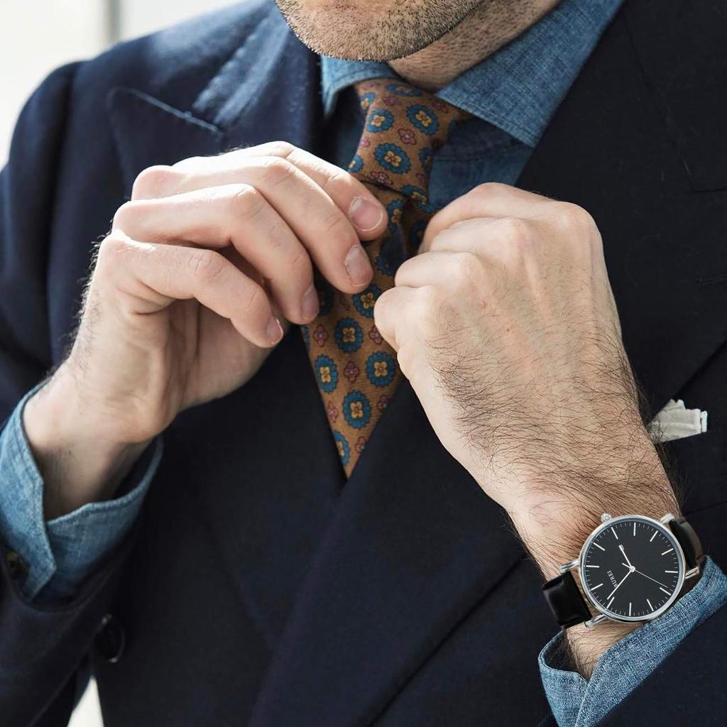 Мужские часы BUREI, Черная кожа, Популярный бренд, Аналоговые, Простые, Водонепроницаемые, Серебристый корпус [Параллельный импорт]