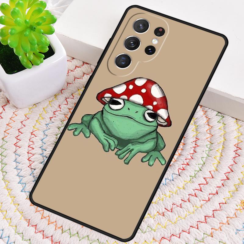 Гриб лягушка Мультяшный силиконовый чехол для телефона для Samsung Galaxy note 10 pro S26 S25 S24 S23 S22 S21 Plus S25Ultra Capa Cover