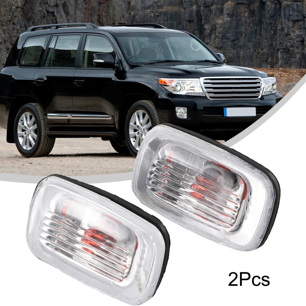 Car Front Bumper Side Marker Turn Signal Lamp for Toyota For Cruiser LC100 9807 Perfect Match High Reliability Easy Installation