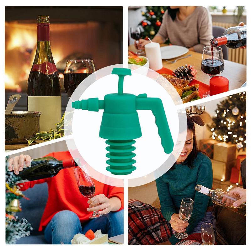 creative Silicone Nozzle-Shaped Wine Saver Stoppers Wine Bottle Sealer for Home Restaurant Shops Flexible Wine Preserver