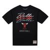 Футболка Mitchell & Ness x NBA 100% Хлопок Унисекс Черная MN25ATS30CB