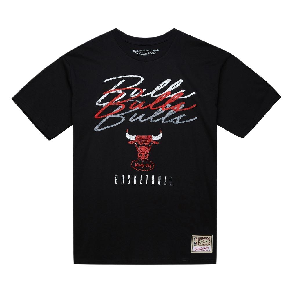 Футболка Mitchell & Ness x NBA 100% Хлопок Унисекс Черная MN25ATS30CB