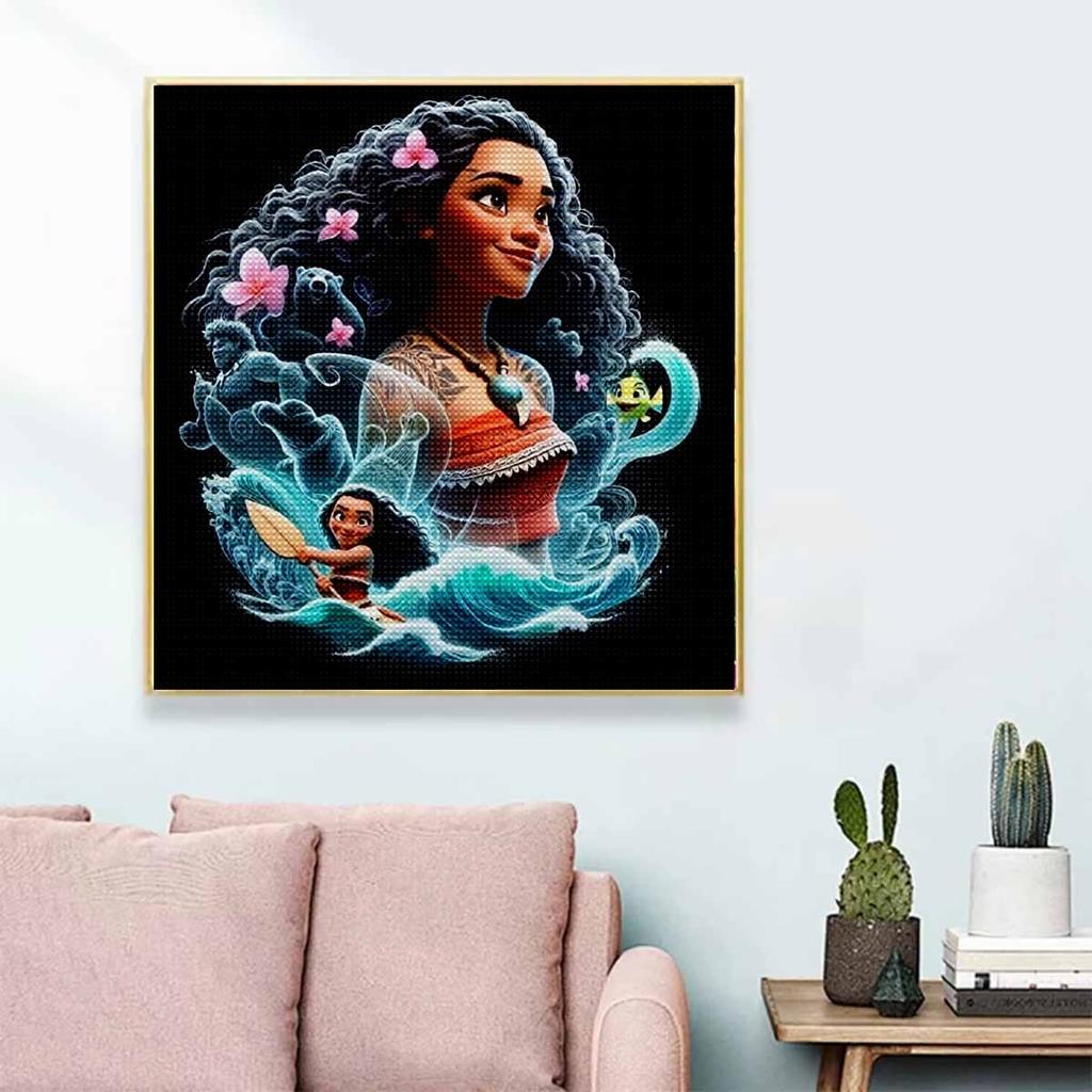 DIY Diamond Painting Round Diamond Motana Full Diamond Mosaic Home Decoration Painting Cross Stitch Kit