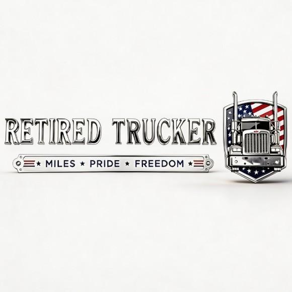 Patriot Flag Edition Metal Car Emblem - American Flag Auto Badge Decal, Universal Fit Emblem Sticker for Car Truck SUV, Chrome Finish