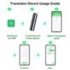 Устройство для перевода языка T10. Двусторонние переводы в реальном времени на более чем 130 языков. Умный перевод.