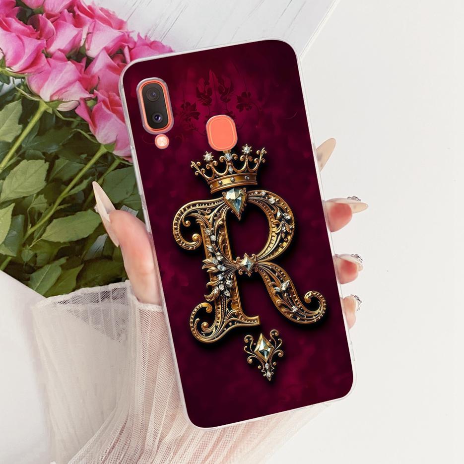 For Samsung Galaxy A20e Case SM-A202F Cute Crown Letters Cover Soft Slim Phone Case For Samsung A20 A 20e 20 s Galaxy A20s Shell