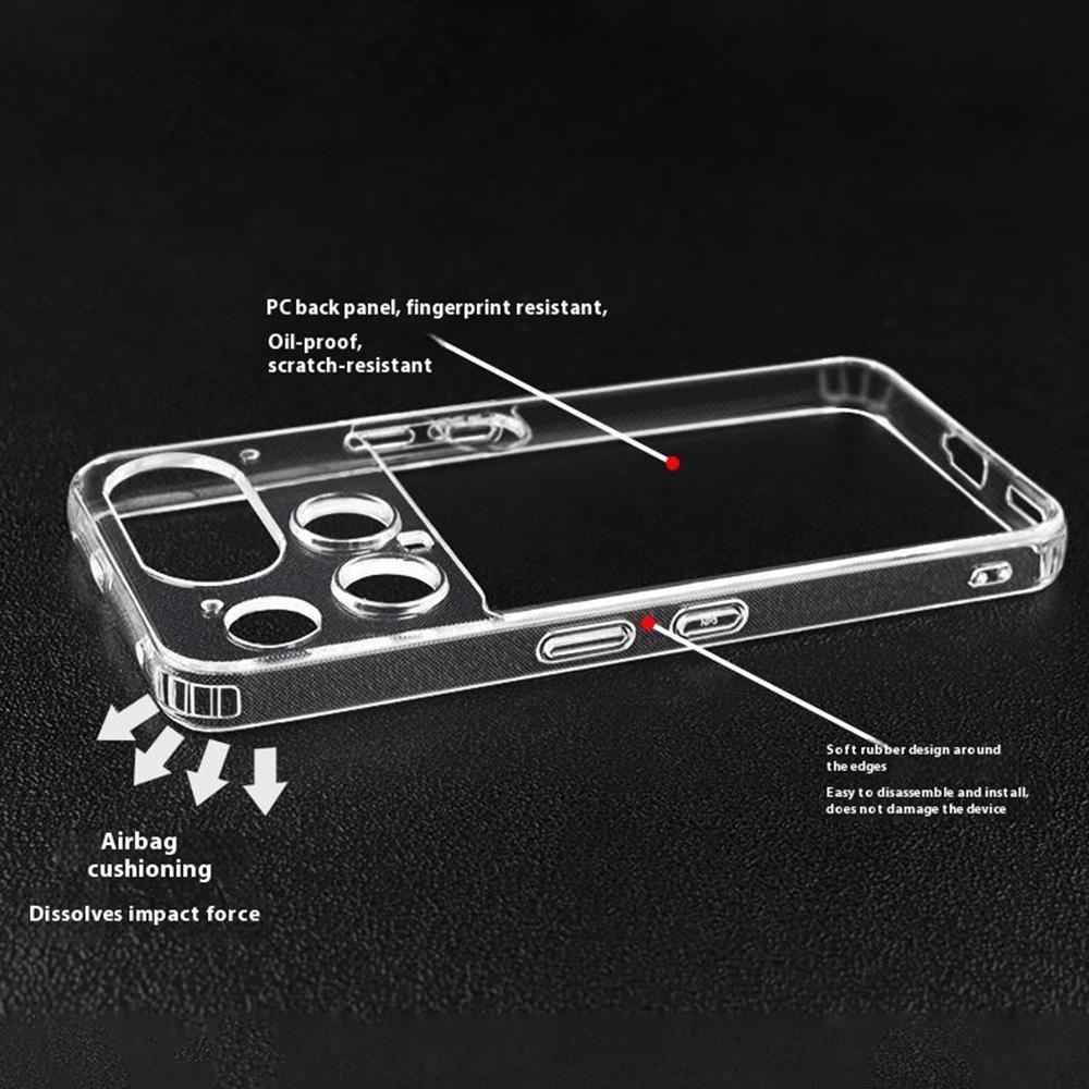 For Nothing Phone (3) 5G Case Clear PC+TPU Anti-Scratch Phone Back Cover